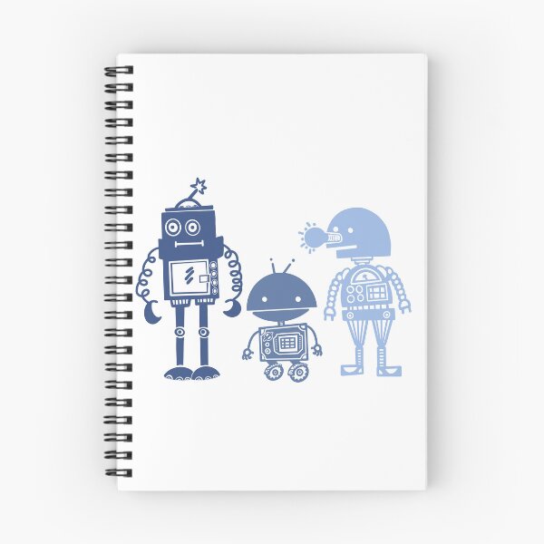 Item preview, Blue robot friends designed and sold by acbcesarz.