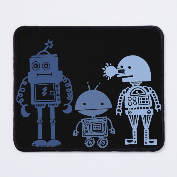 Item preview, Blue robot friends designed and sold by acbcesarz.