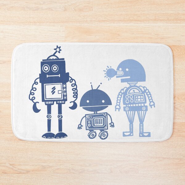 Item preview, Blue robot friends designed and sold by acbcesarz.