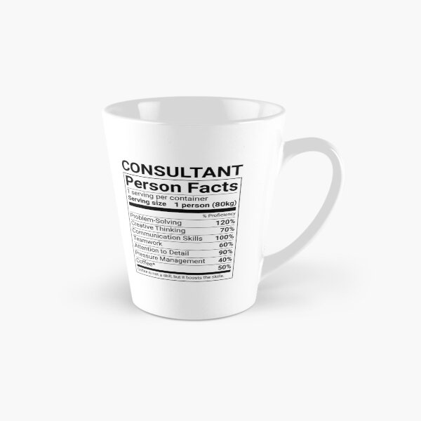 Item preview, Funny Consultant Person Facts designed and sold by blacklinesart.
