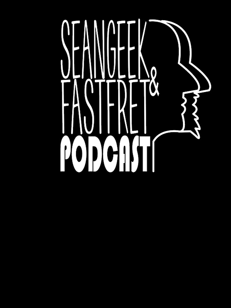 Thumbnail 7 of 7, Oversized T-Shirt, White Lettered SeanGeek FastFret designed and sold by seangeekpodcast.