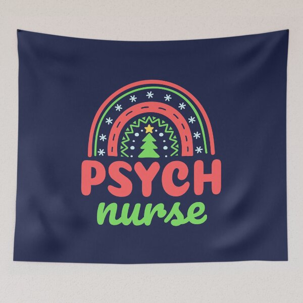 Item preview, Psych Nurse Christmas Rainbow Psychiatric Nursing designed and sold by jaygo.