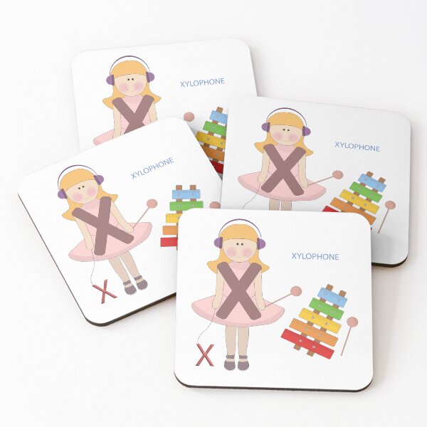 Item preview, Letter X and xylophone designed and sold by SunGraphicArt.