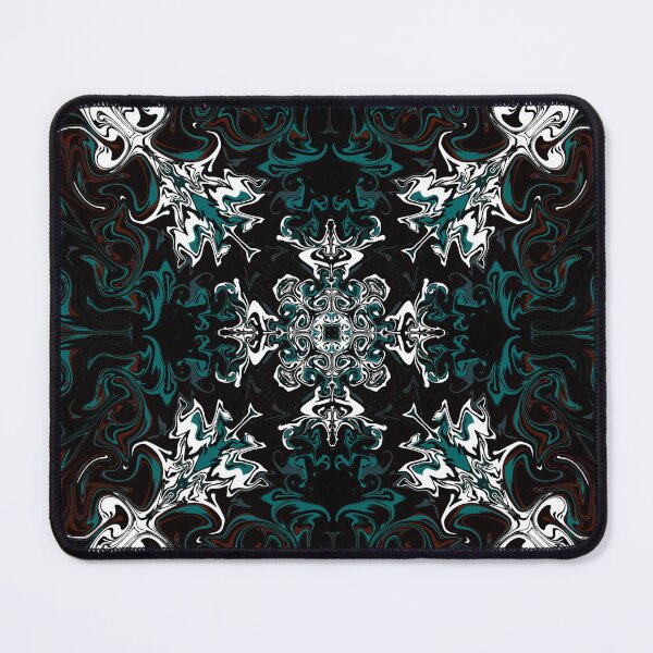 Item preview, Teal and Black Abstract designed and sold by Zurickdesigns.