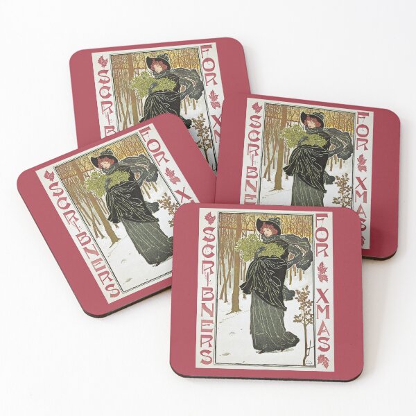 Item preview, Art nouveau magazine cover Christmas issue designed and sold by aapshop.