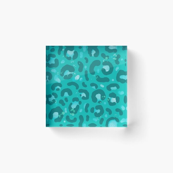 Item preview, Turquoise Leopard designed and sold by NadyaOrangeKiss.