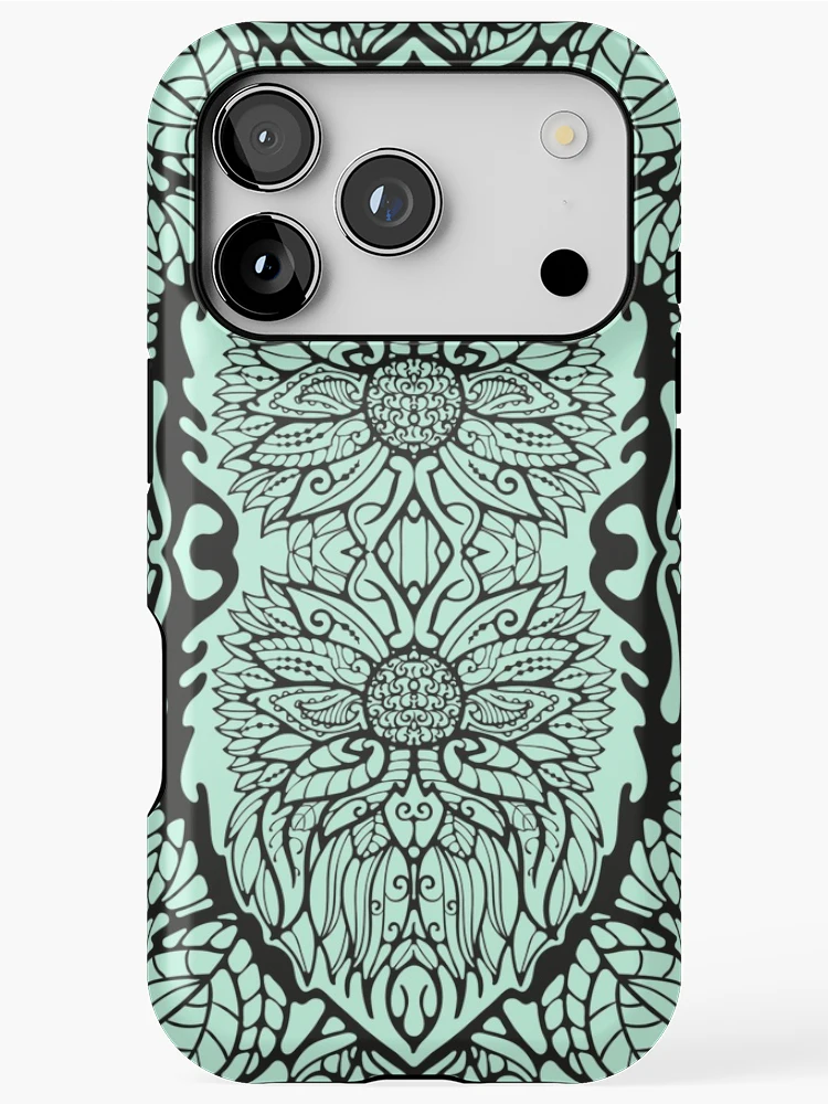 Thumbnail 1 of 4, iPhone Case, Pattern mint designed and sold by Rif Khasanov.