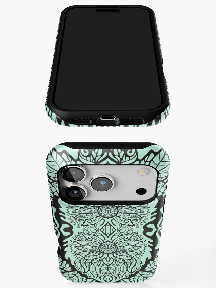 Thumbnail 3 of 4, iPhone Case, Pattern mint designed and sold by Rif Khasanov.