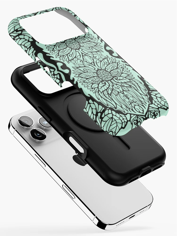 Thumbnail 2 of 4, iPhone Case, Pattern mint designed and sold by Rif Khasanov.