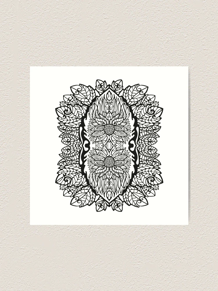 Thumbnail 1 of 3, Art Print, Pattern mint designed and sold by Rif Khasanov.