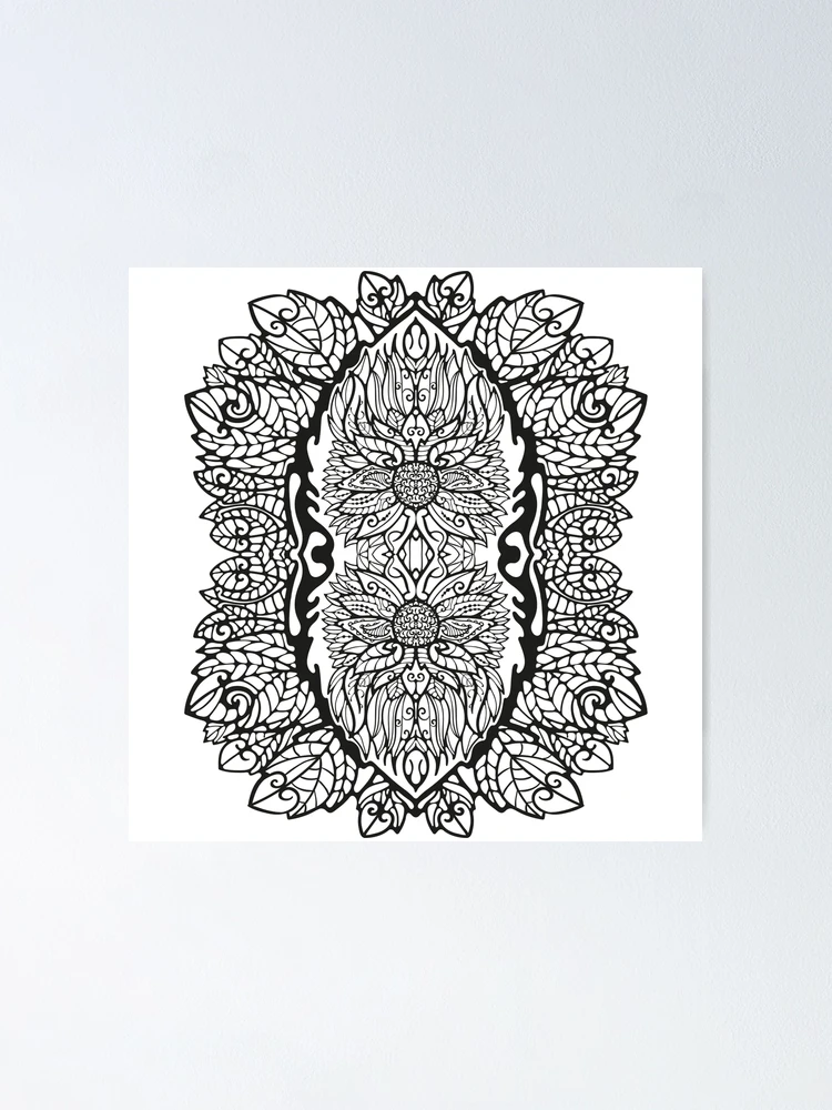 Thumbnail 1 of 3, Poster, Pattern mint designed and sold by Rif Khasanov.