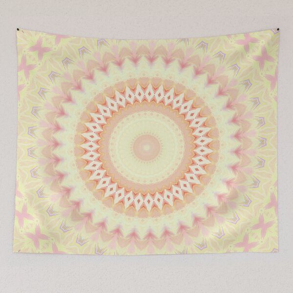 Item preview, Pastel Mandala Abstract Radial Symmetry Pattern Bohemian Aesthetic 8 of 10 designed and sold by Beachy.