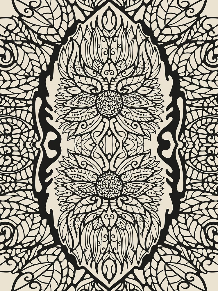Thumbnail 4 of 4, Relaxed T-Shirt, Pattern mint designed and sold by Rif Khasanov.