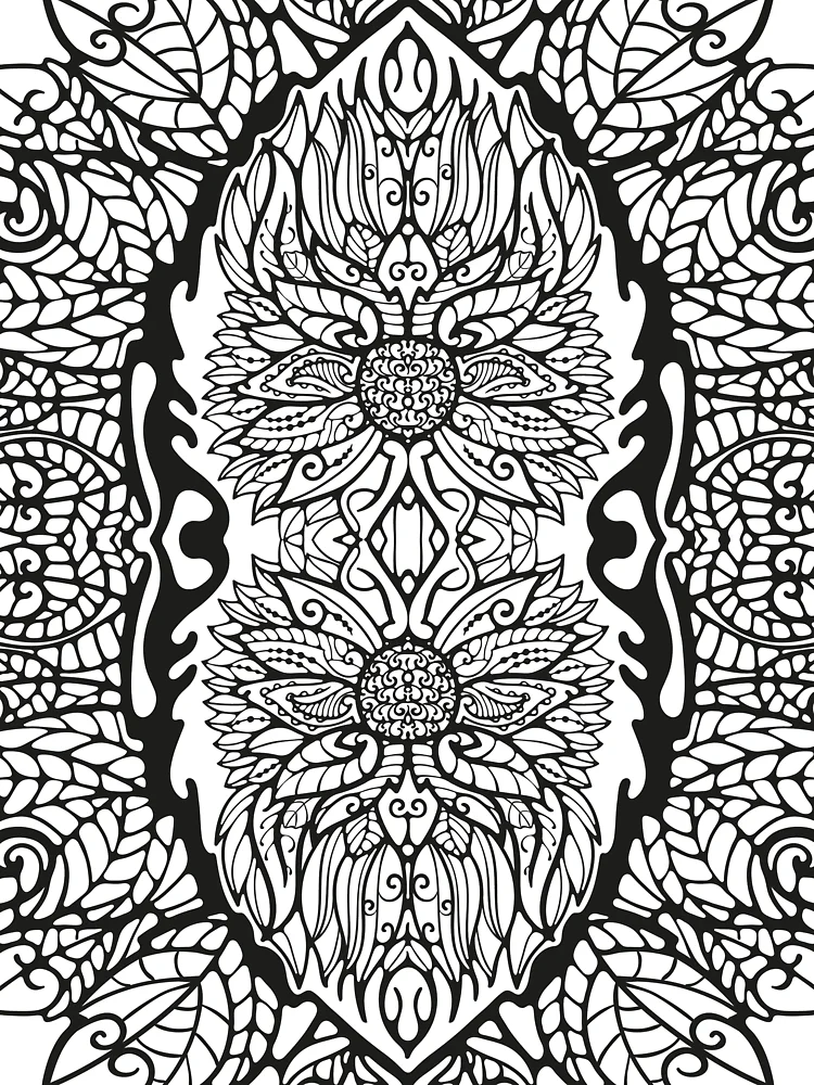 Thumbnail 7 of 7, Oversized T-Shirt, Pattern mint designed and sold by Rif Khasanov.