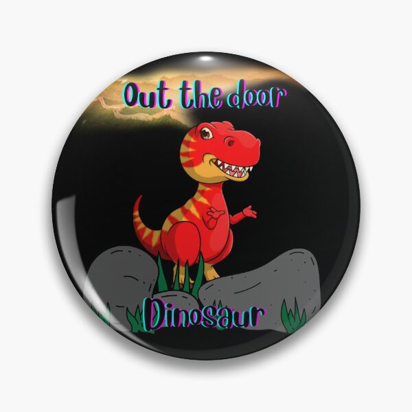 Item preview, Out the Door Dinosaur designed and sold by derrslogcabin.