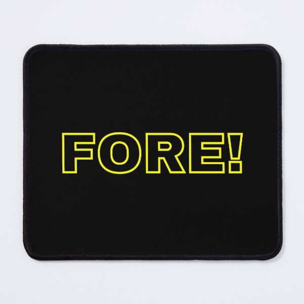 Item preview, Fore ! Funny Golf T-shirt for Golf Lovers - Yellow designed and sold by Wit-T-Merch.