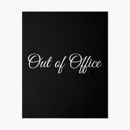 "Company Christmas Party - Out Of Office " Art Board Print for Sale by ...