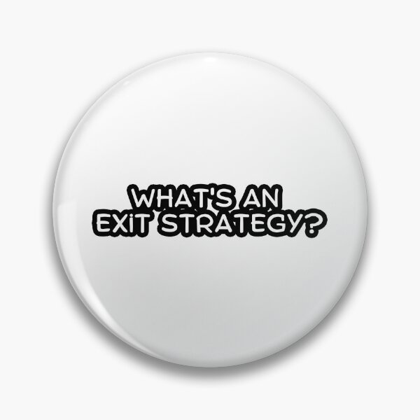 Item preview, What's an Exit Strategy? - Game Stonk meme - Roaring Kitty - Wallstreetbets Stocks 2 (white) designed and sold by MillennialMemer.