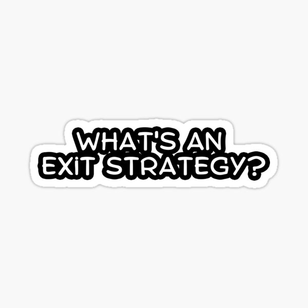 Item preview, What's an Exit Strategy? - Game Stonk meme - Roaring Kitty - Wallstreetbets Stocks 2 (white) designed and sold by MillennialMemer.