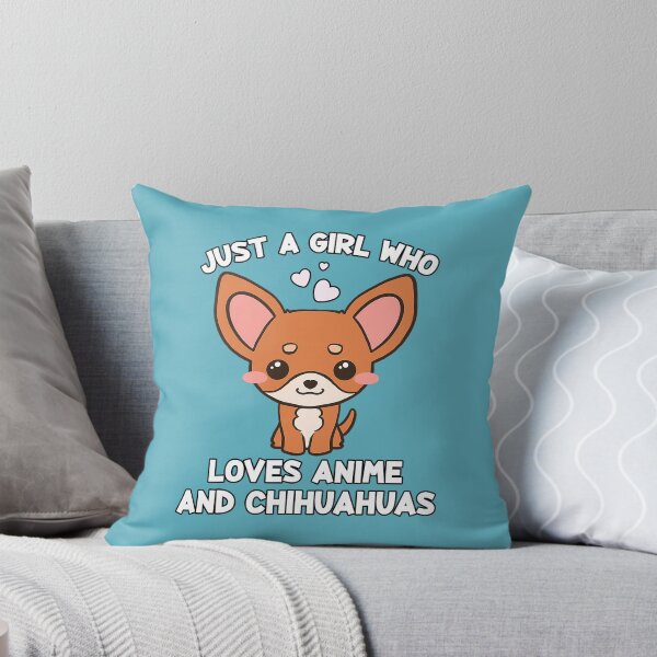 Item preview, Just A Girl Who Loves Anime And Chihuahua Dog designed and sold by EcchiWaifuShop.