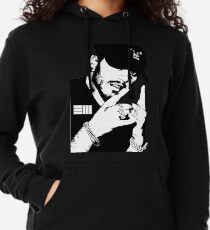 Russ Black White Lightweight Hoodie