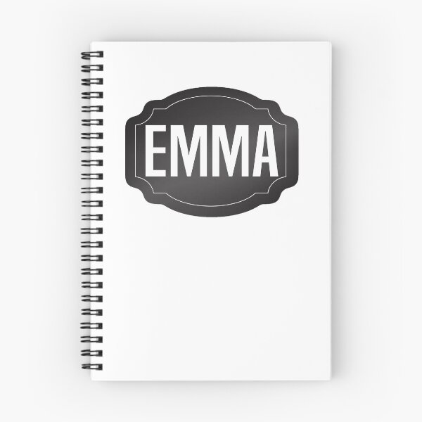 Aperçu de l'œuvre EMMA personnalisé nom anniversaire étiquette nom de famille EMMA fille nom personnalisé prénom nom de famille créée et vendue par HalloweenGift.