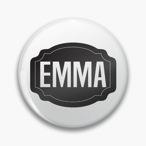 Aperçu de l'œuvre EMMA personnalisé nom anniversaire étiquette nom de famille EMMA fille nom personnalisé prénom nom de famille créée et vendue par HalloweenGift.