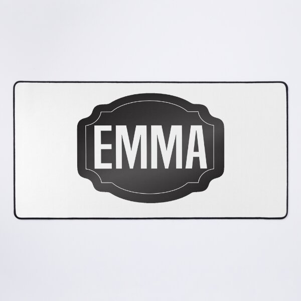 Aperçu de l'œuvre EMMA personnalisé nom anniversaire étiquette nom de famille EMMA fille nom personnalisé prénom nom de famille créée et vendue par HalloweenGift.