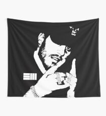 Russ Black White Wall Tapestry