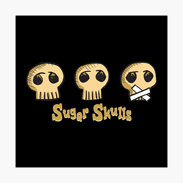 Sugar Skulls Trio C02 Photographic Print