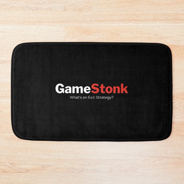 Item preview, Game Stonk meme - Roaring Kitty - Wallstreetbets Stocks - What's an Exit Strategy? designed and sold by MillennialMemer.