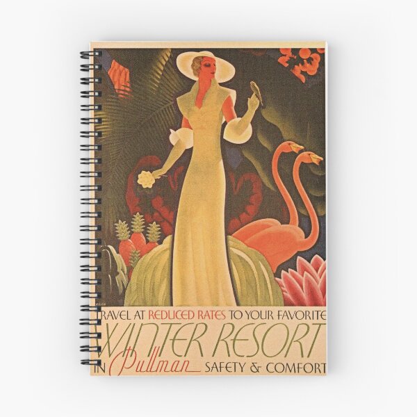 Item preview, Vintage winter travel resort ad designed and sold by aapshop.