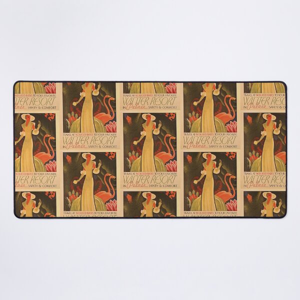 Item preview, Vintage winter travel resort ad designed and sold by aapshop.