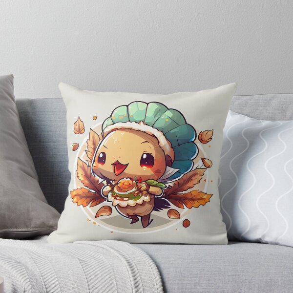 Item preview, Cute Smiling Chibi Thanksgiving Turkey designed and sold by FoxLavis.