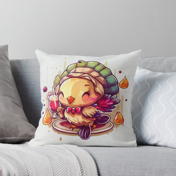 Item preview, Cute Smiling Chibi Thanksgiving Turkey designed and sold by FoxLavis.