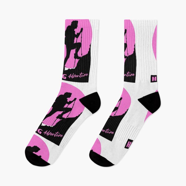 Item preview, Let's Go It's Hiking Adventure Pink Design designed and sold by TimTim-Design.