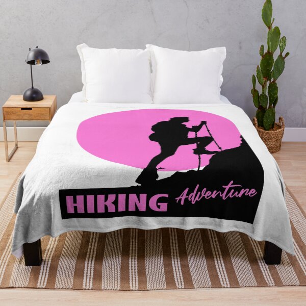 Item preview, Let's Go It's Hiking Adventure Pink Design designed and sold by TimTim-Design.