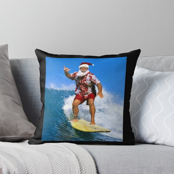 Item preview, Santa on a surfboard designed and sold by designmetaspace.
