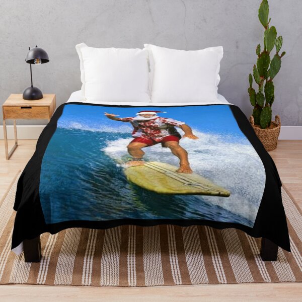 Item preview, Santa on a surfboard designed and sold by designmetaspace.