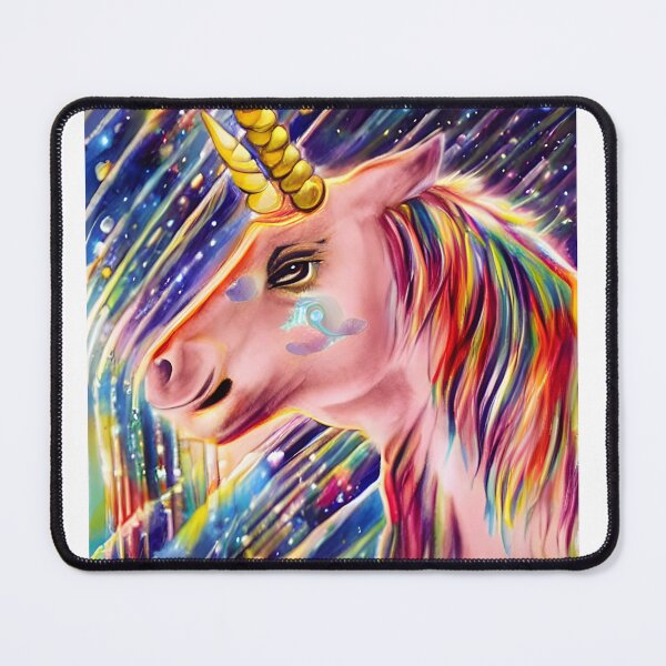 Item preview, A psychedelic unicorn in outer space . designed and sold by deville13.