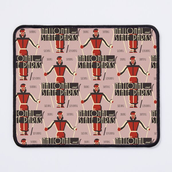 Item preview, Art deco skiing National State Parks designed and sold by aapshop.