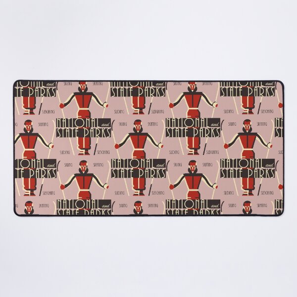 Item preview,  Art deco skiing National State Parks designed and sold by aapshop.
