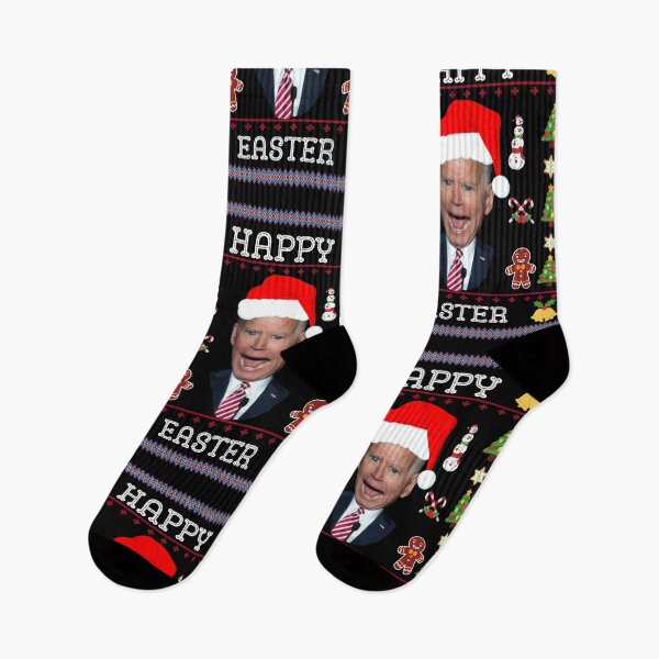 Item preview, Funny Santa Joe Biden Happy Easter Ugly Christmas Sweater Sweatshirt designed and sold by YourgiftShop.