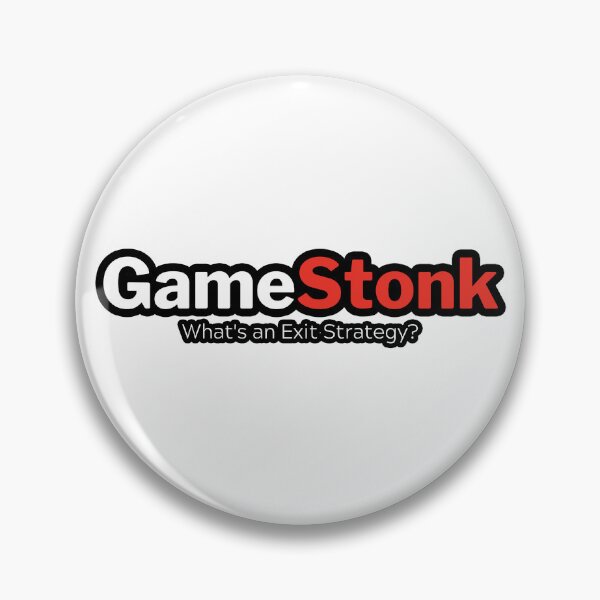 Item preview, Game Stonk meme - Roaring Kitty - Wallstreetbets Stocks - What's an Exit Strategy? (white) designed and sold by MillennialMemer.
