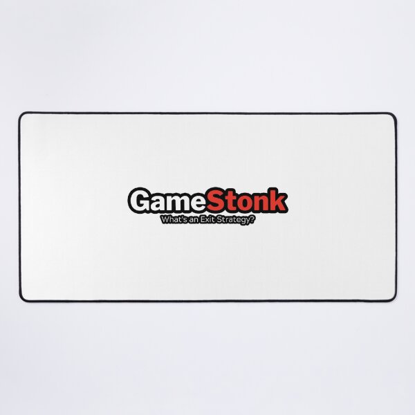 Item preview, Game Stonk meme - Roaring Kitty - Wallstreetbets Stocks - What's an Exit Strategy? (white) designed and sold by MillennialMemer.