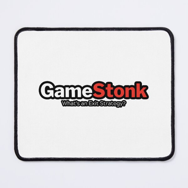 Item preview, Game Stonk meme - Roaring Kitty - Wallstreetbets Stocks - What's an Exit Strategy? (white) designed and sold by MillennialMemer.