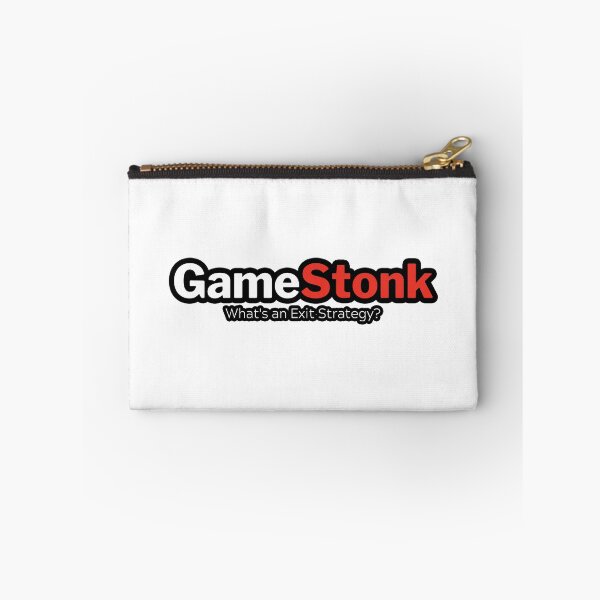 Item preview, Game Stonk meme - Roaring Kitty - Wallstreetbets Stocks - What's an Exit Strategy? (white) designed and sold by MillennialMemer.