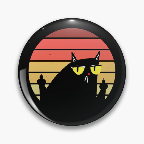 Item preview, Cat Flipping Off Retro Sunset Funny Cat Flipping Off Gear designed and sold by DynamicDesign.