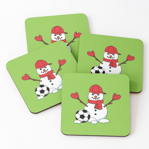Item preview, Funny Snowman with Soccer Ball designed and sold by BirdAtWork.