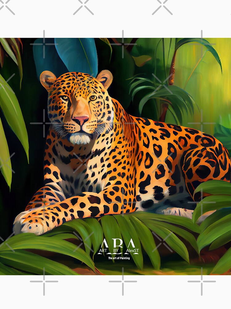 jaguar oil painting